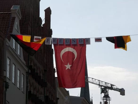 Almanya’da Türk ve Alman bayrakları, 2008